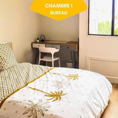 Ideal Groupe - Grands Espaces - 4 Chambres - Parking Gratuit - Proche Centre, Gare & Transports - Wifi - Offre Special De Reduction Jusqu'A -50 Льо Ман Екстериор снимка