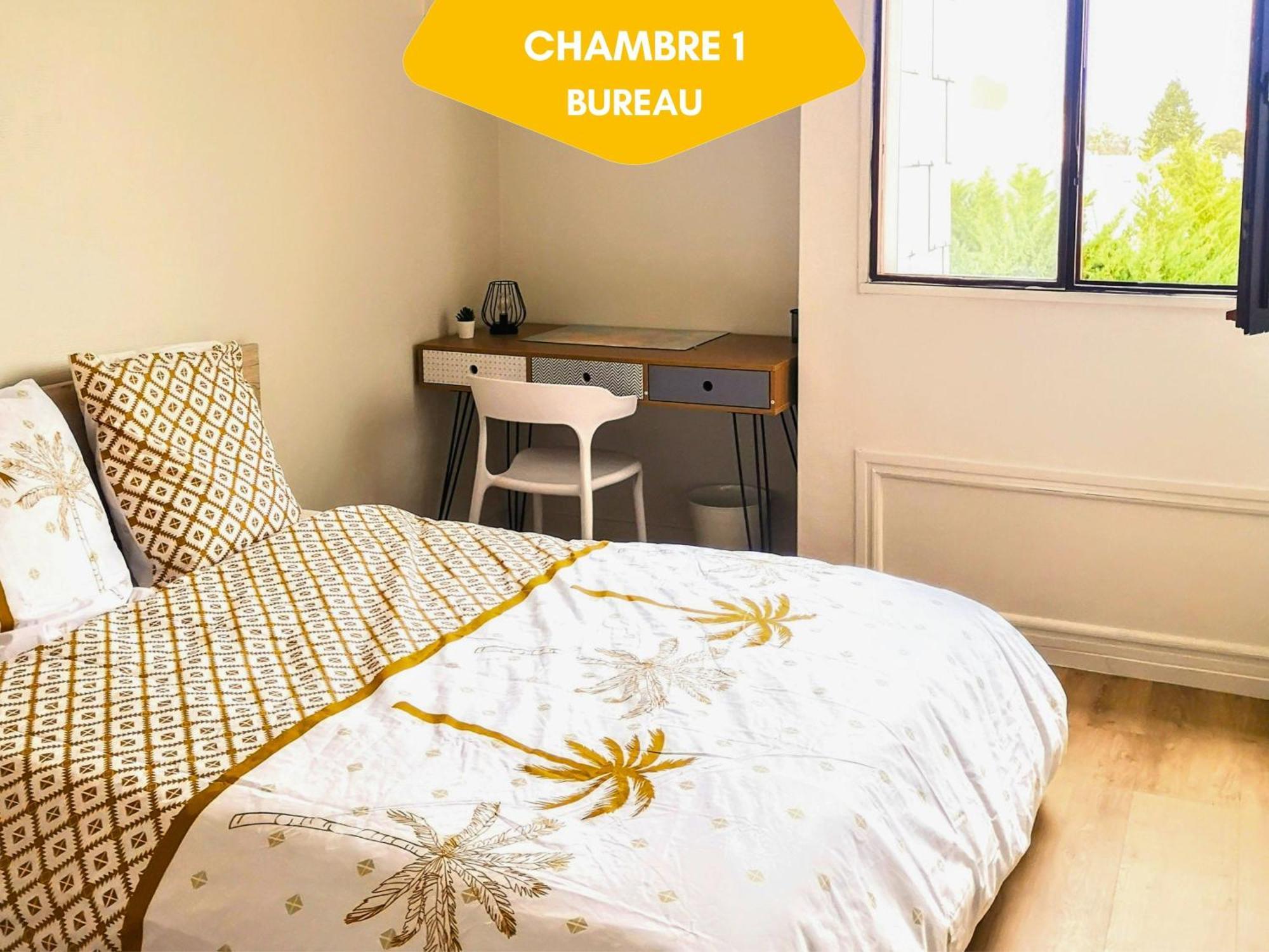 Ideal Groupe - Grands Espaces - 4 Chambres - Parking Gratuit - Proche Centre, Gare & Transports - Wifi - Offre Special De Reduction Jusqu'A -50 Льо Ман Екстериор снимка