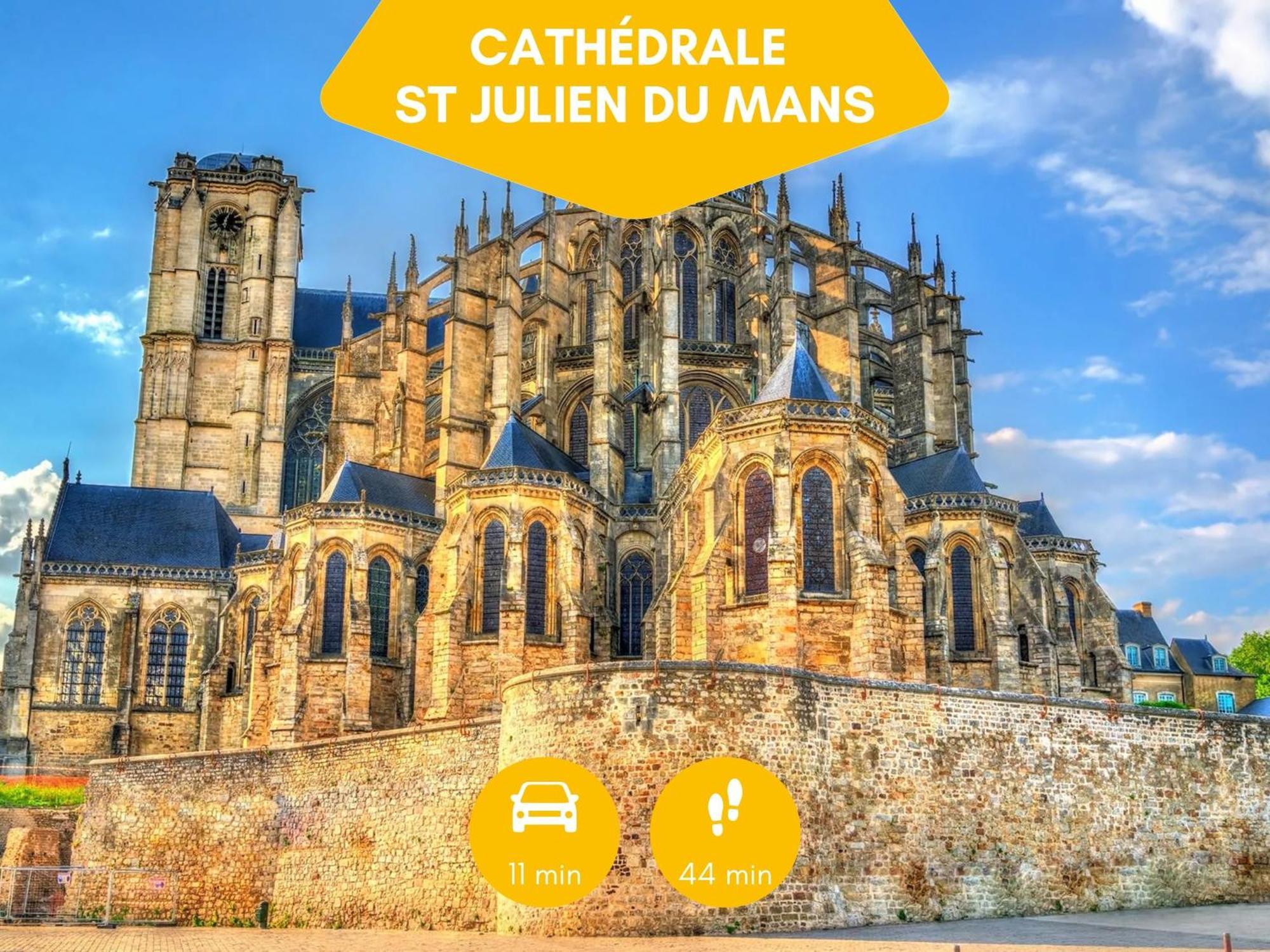 Ideal Groupe - Grands Espaces - 4 Chambres - Parking Gratuit - Proche Centre, Gare & Transports - Wifi - Offre Special De Reduction Jusqu'A -50 Льо Ман Екстериор снимка